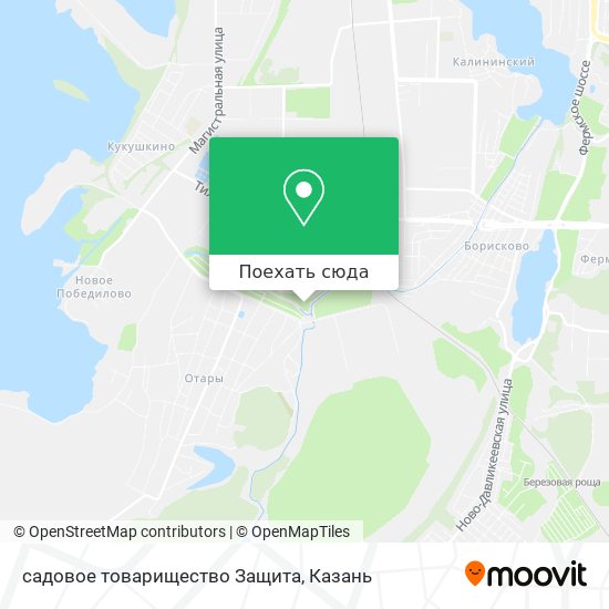 Карта садовое товарищество Защита