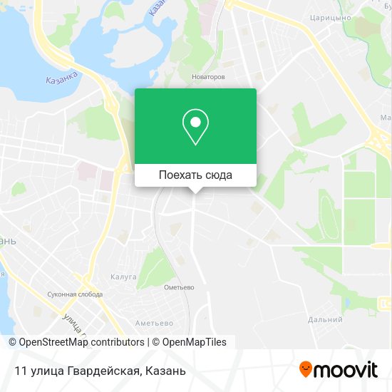 Карта 11 улица Гвардейская