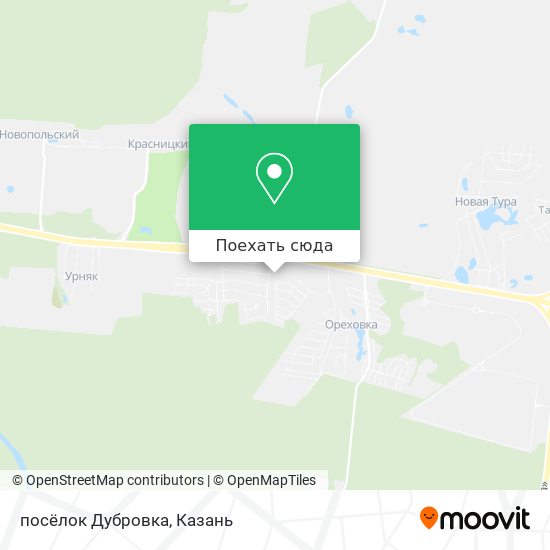 Карта посёлок Дубровка