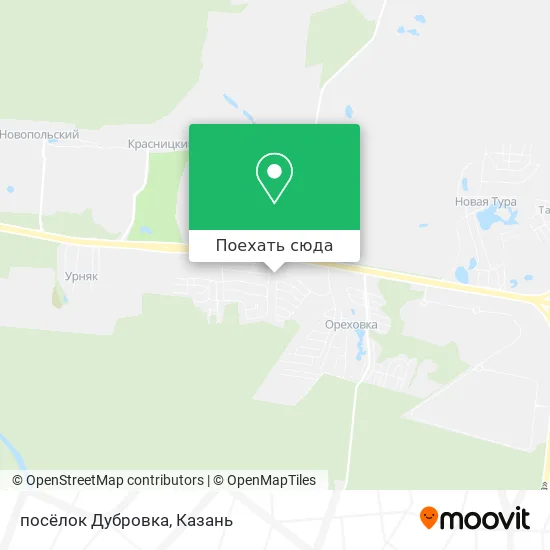 Карта посёлок Дубровка