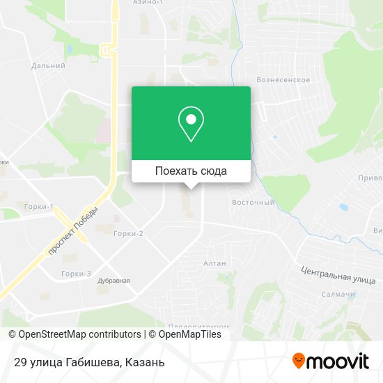 Карта 29 улица Габишева