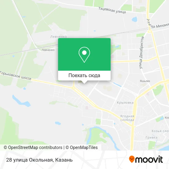 Карта 28 улица Окольная