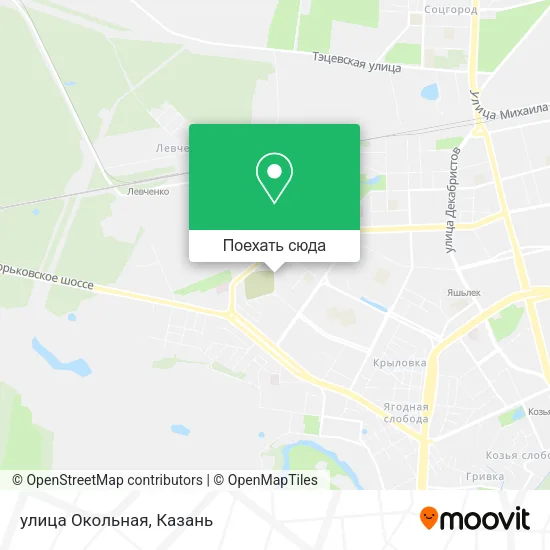 Карта улица Окольная