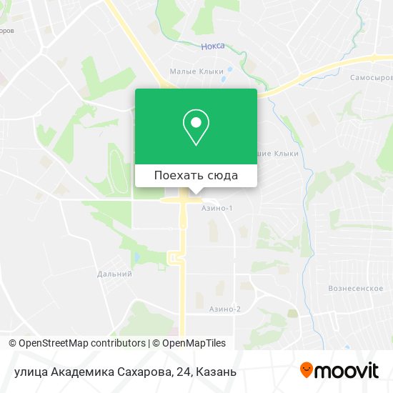 Карта улица Академика Сахарова, 24