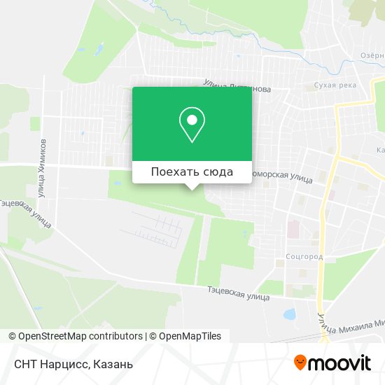 Карта СНТ Нарцисс