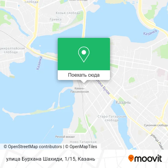 Карта улица Бурхана Шахиди, 1/15