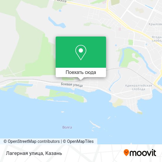 Карта Лагерная улица