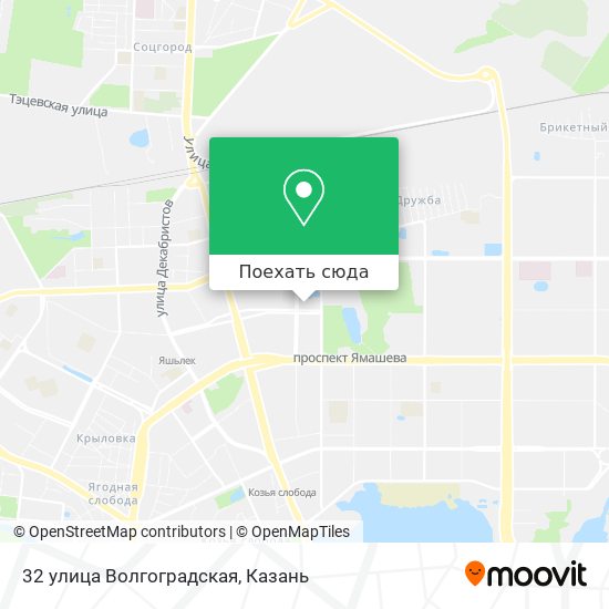 Карта 32 улица Волгоградская