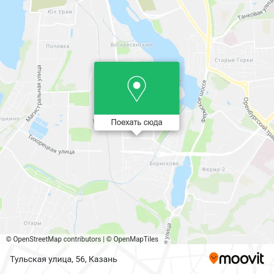 Карта Тульская улица, 56