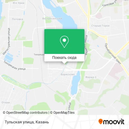 Карта Тульская улица