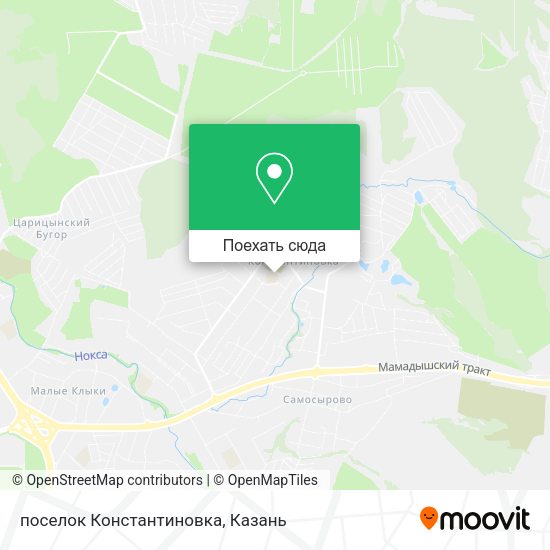Карта поселок Константиновка