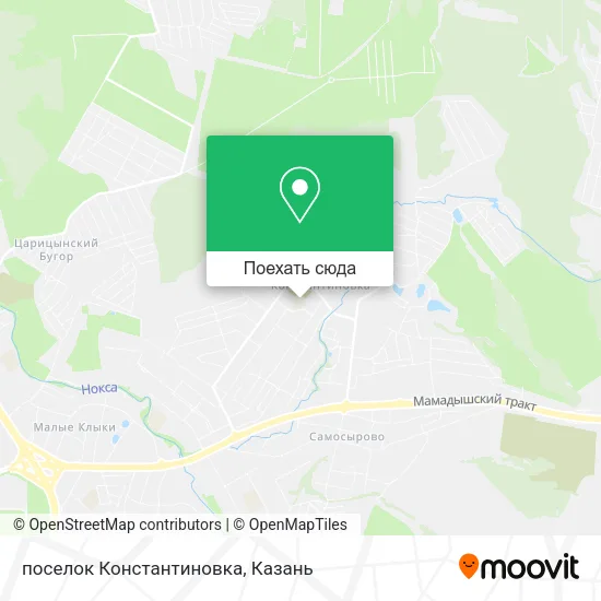 Карта поселок Константиновка