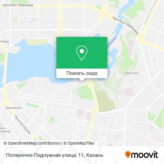 Карта Поперечно-Подлужная улица, 11