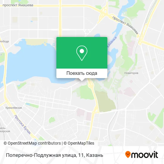Карта Поперечно-Подлужная улица, 11