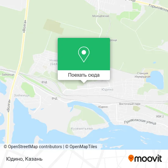 Карта Юдино