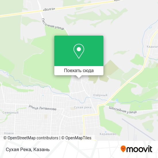 Карта Сухая Река