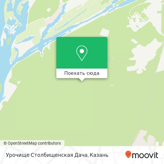 Карта Урочище Столбищенская Дача
