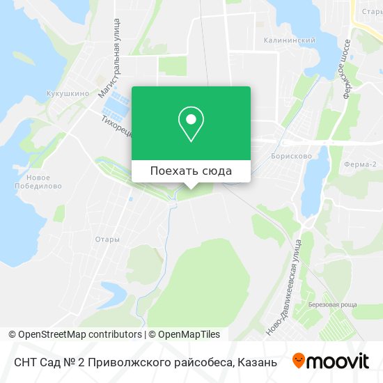 Карта СНТ Сад № 2 Приволжского райсобеса