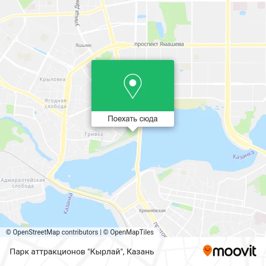 Карта Парк аттракционов "Кырлай"