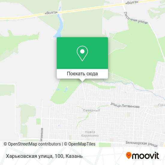 Карта Харьковская улица, 100