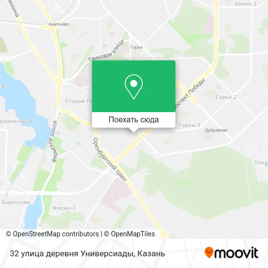 Карта 32 улица деревня Универсиады