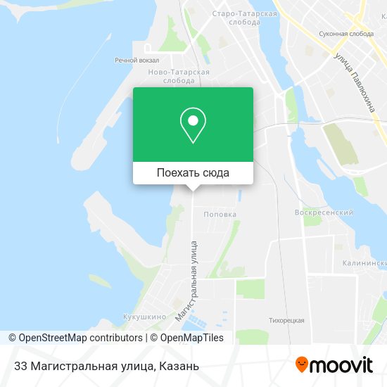 Карта 33 Магистральная улица