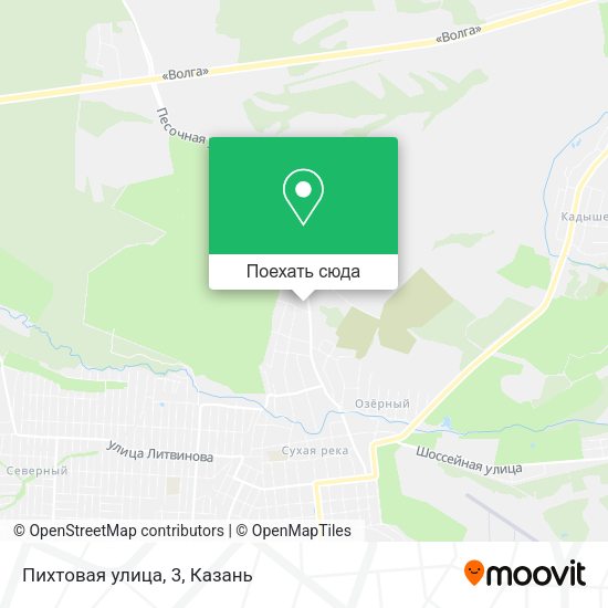 Карта Пихтовая улица, 3
