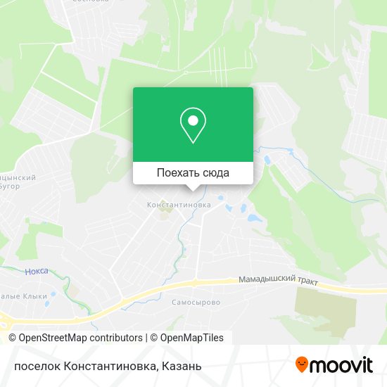 Карта поселок Константиновка