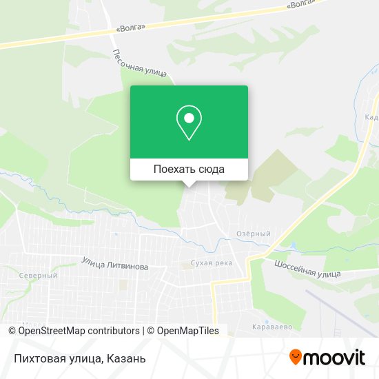 Карта Пихтовая улица