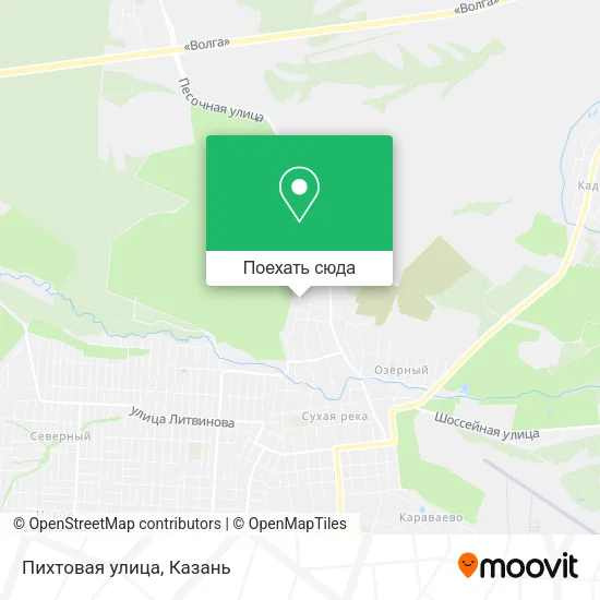 Карта Пихтовая улица