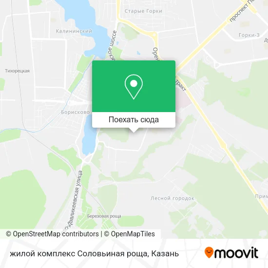 Карта жилой комплекс Соловьиная роща