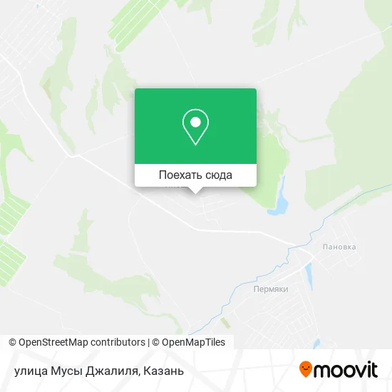 Карта улица Мусы Джалиля