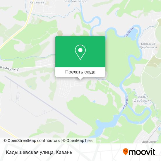 Карта Кадышевская улица