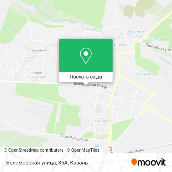 Карта Беломорская улица, 35А