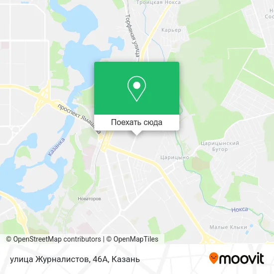 Карта улица Журналистов, 46А