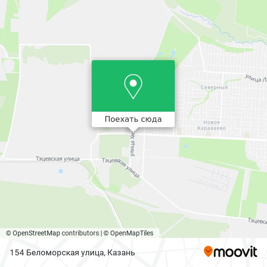 Карта 154 Беломорская улица