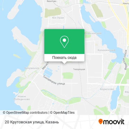 Карта 20 Крутовская улица