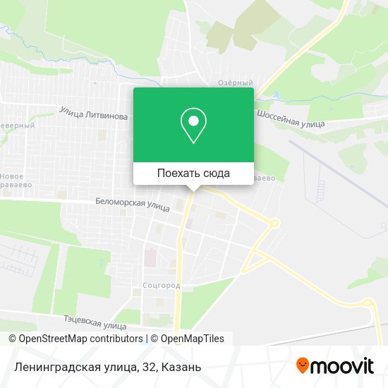 Карта Ленинградская улица, 32