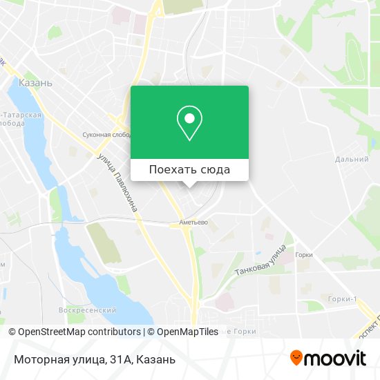 Карта Моторная улица, 31А