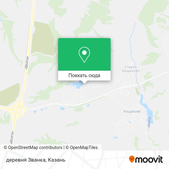 Карта деревня Званка