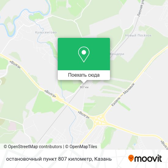 Карта остановочный пункт 807 километр
