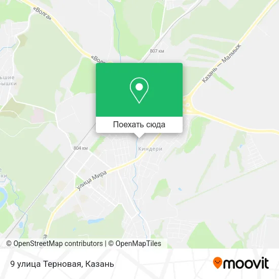 Карта 9 улица Терновая
