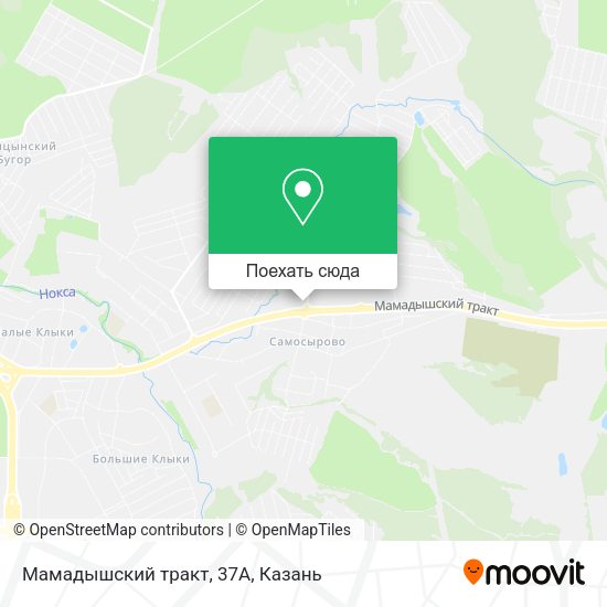 Карта Мамадышский тракт, 37А