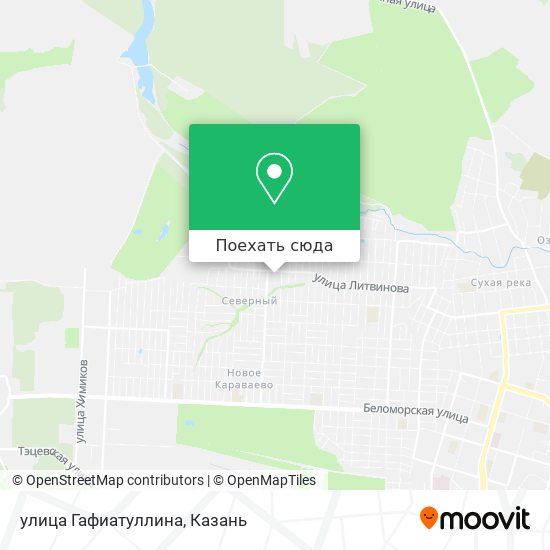 Карта улица Гафиатуллина