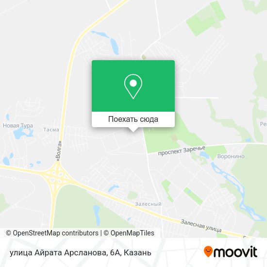 Карта улица Айрата Арсланова, 6А