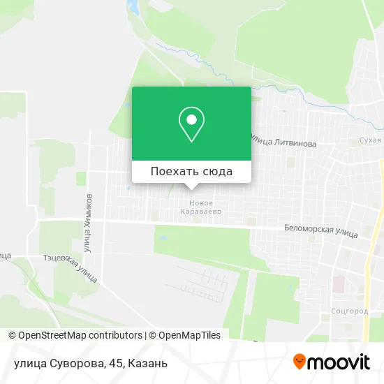 Карта улица Суворова, 45