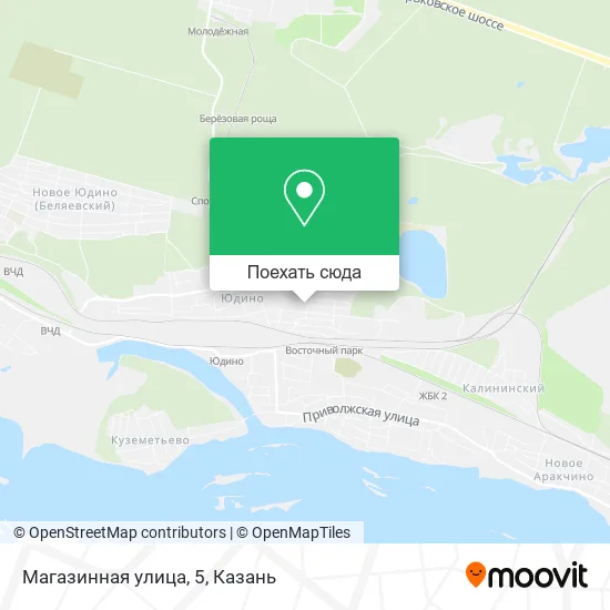 Карта Магазинная улица, 5