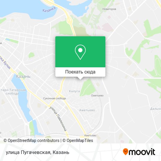 Карта улица Пугачевская