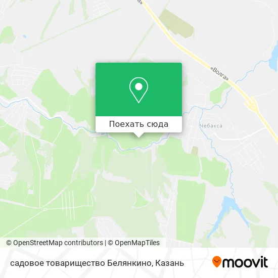 Карта садовое товарищество Белянкино