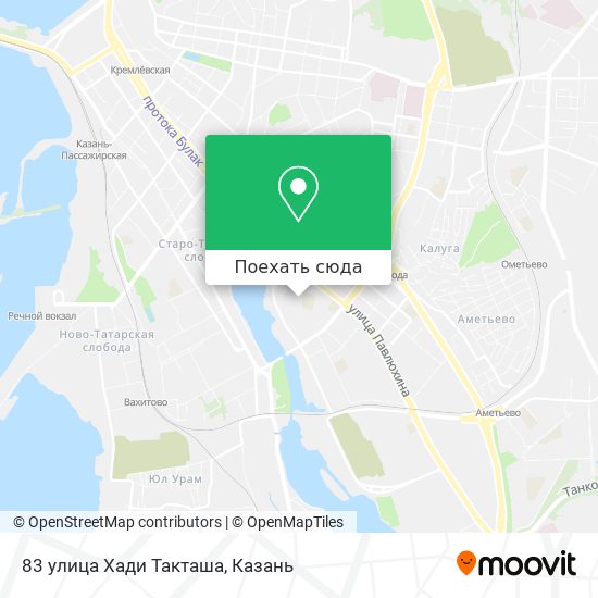 Карта 83 улица Хади Такташа